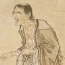 Kawanabe Kyosai, <I>Sennin au panier de fruits</I>