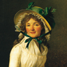 Louis David, Émilie Sériziat et son fils