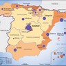 Espagne, la densité de la population
