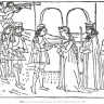 Énée reçu par Lavinia et Latinus.