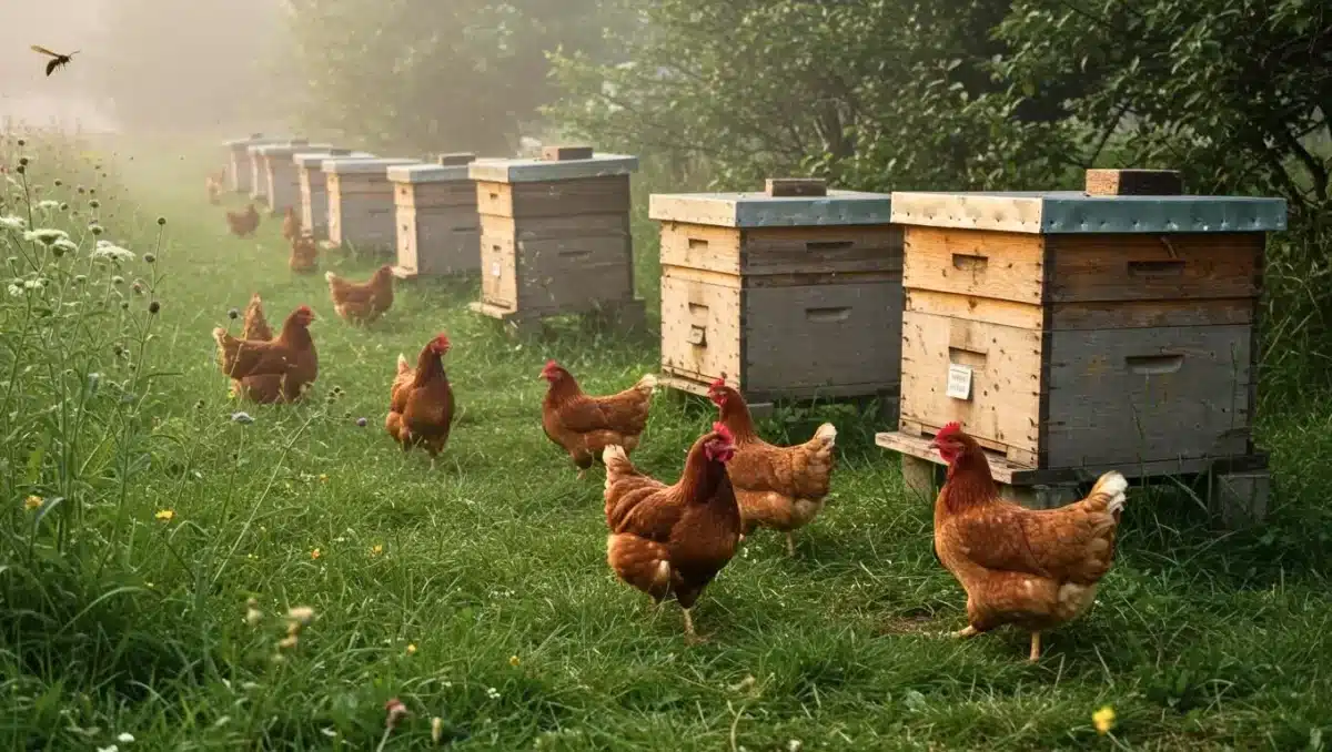 Personne écrivant à la main sur des documents près d’un ordinateur et d’une tasse, en lumière naturelle