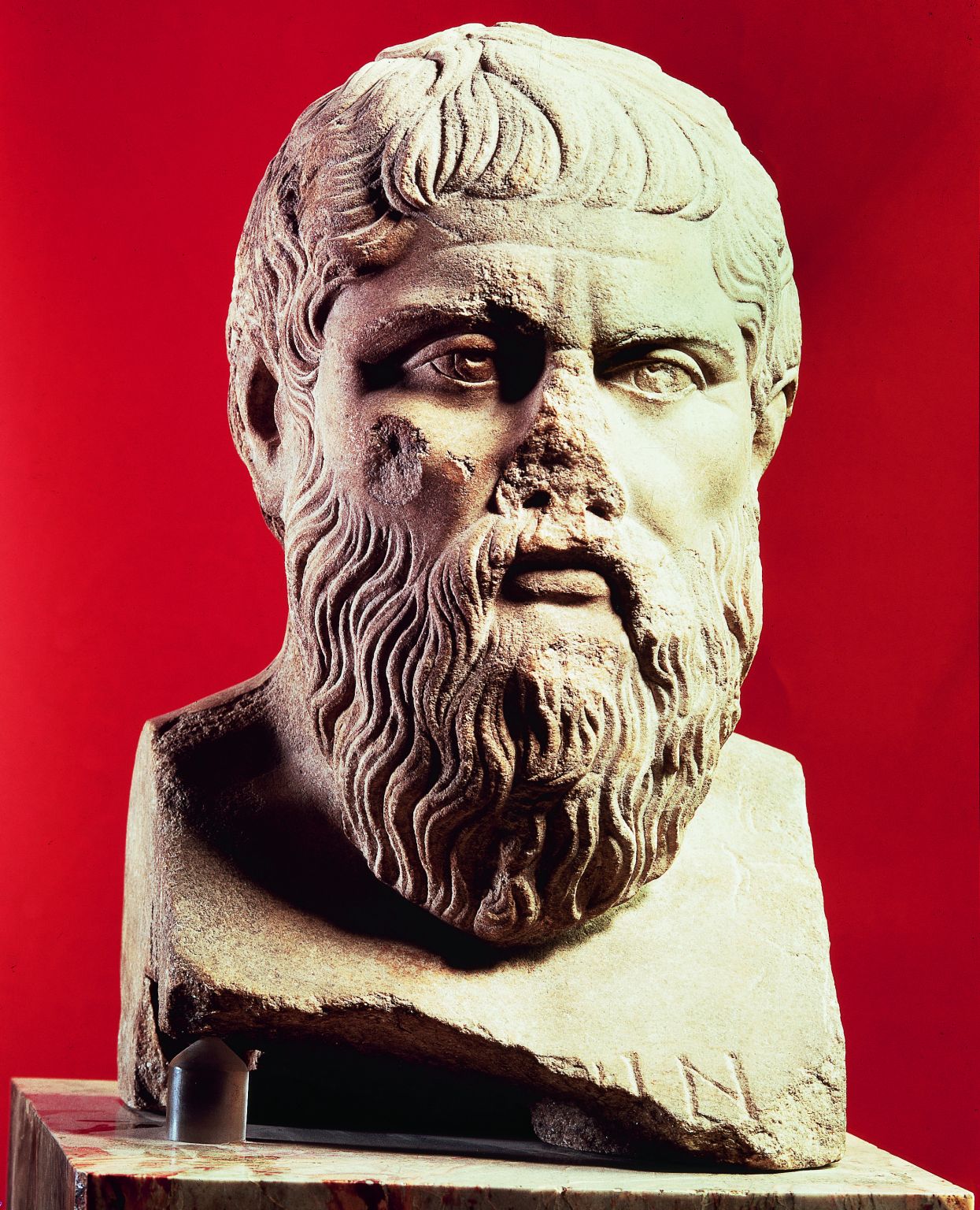 buste de Platon, sculpture réalisée entre 370 te 320 avant J.-C.