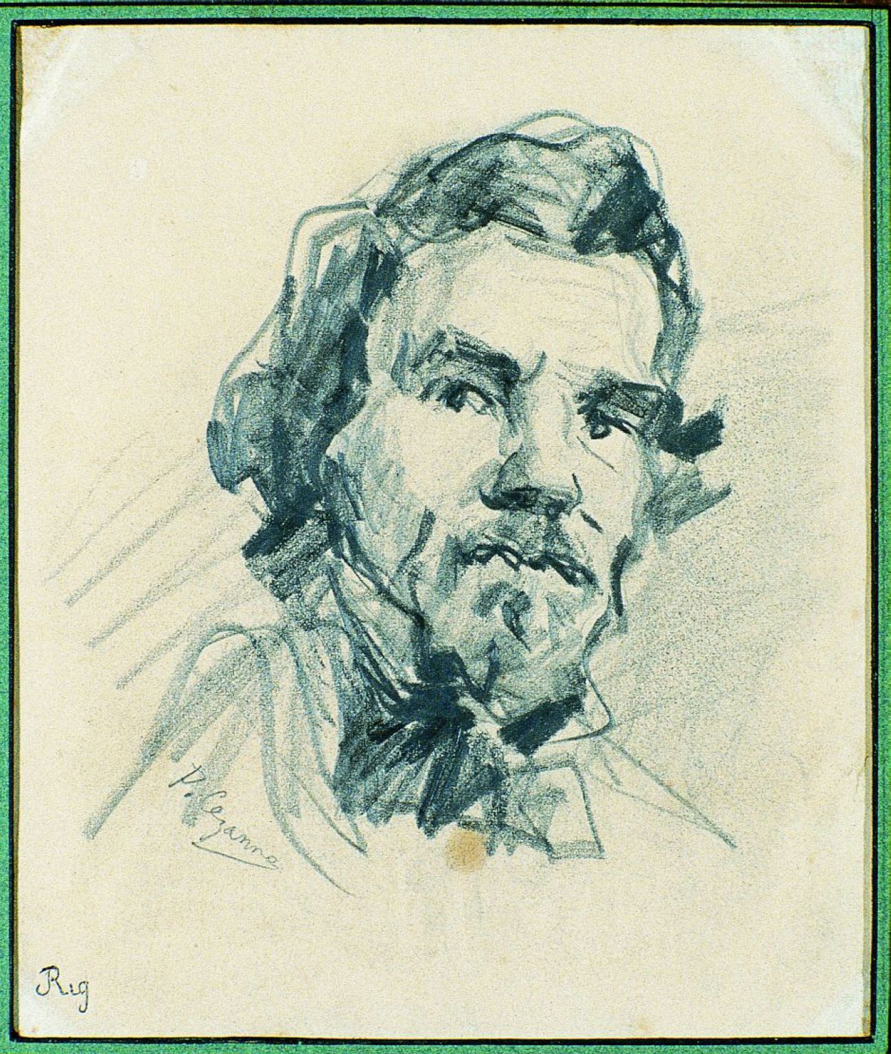 portrait d’Eugène Delacroix par Paul Cézanne (1871)