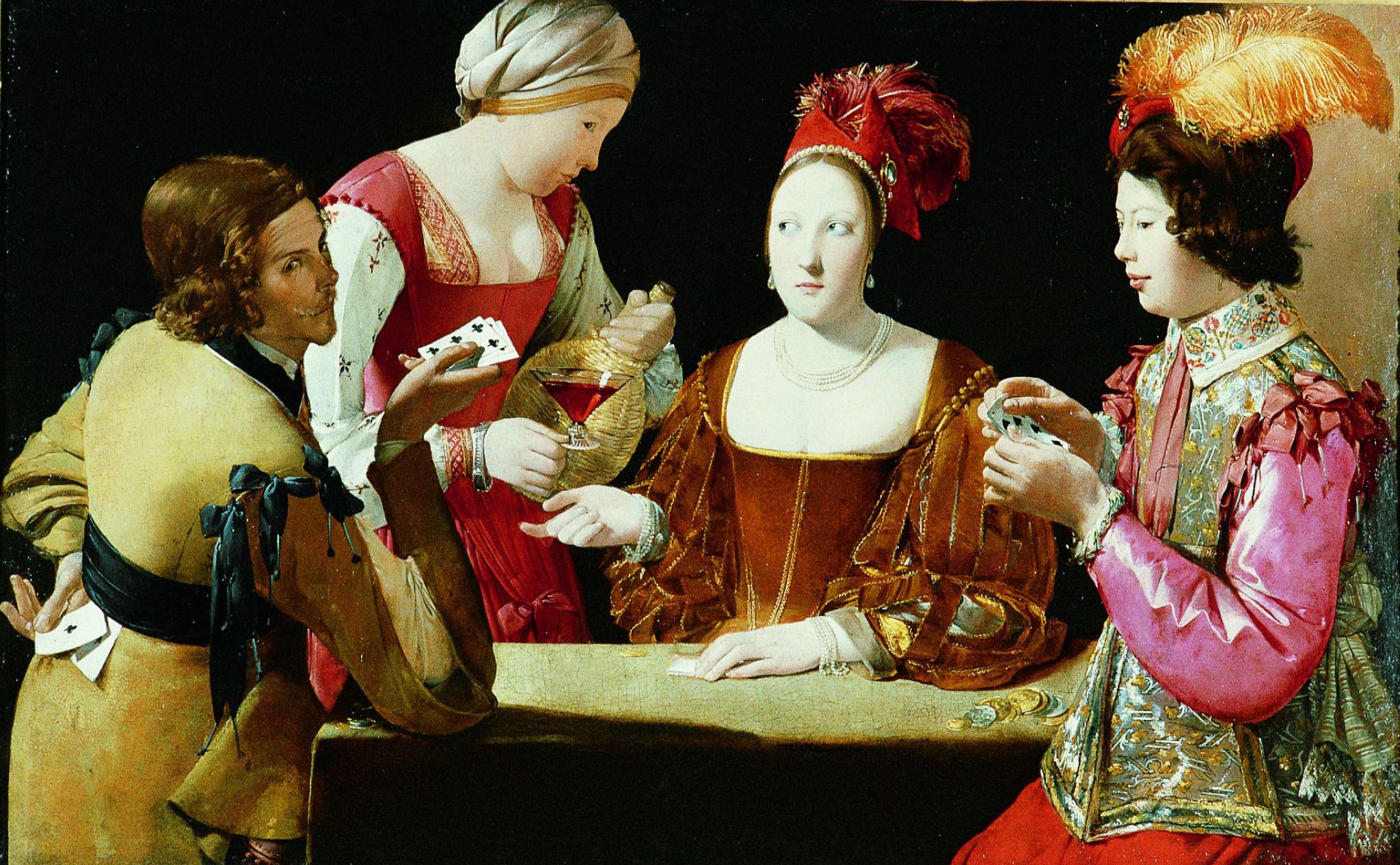 le Tricheur à l’as de trèfle, tableau de Georges de La Tour (vers 1635)