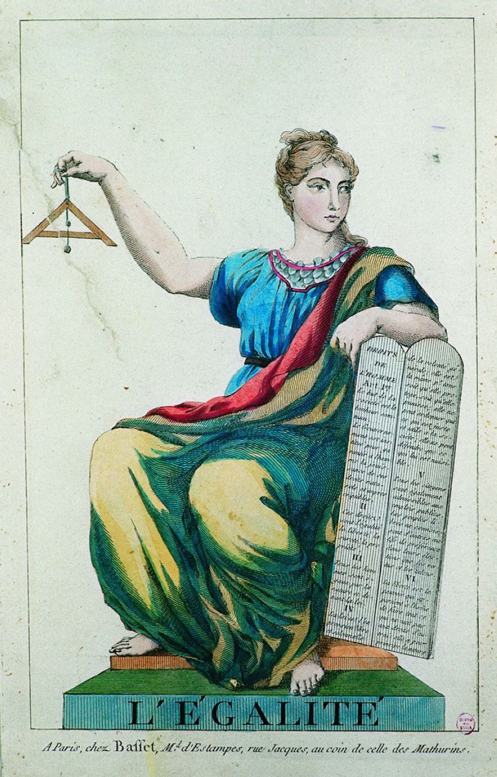 représentation allégorique de l’Égalité (balance)