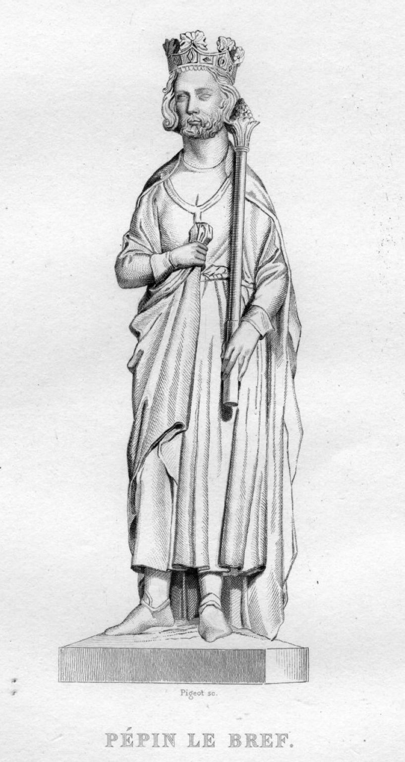 Pépin le Bref (v.715-768), roi des Francs (751-768)