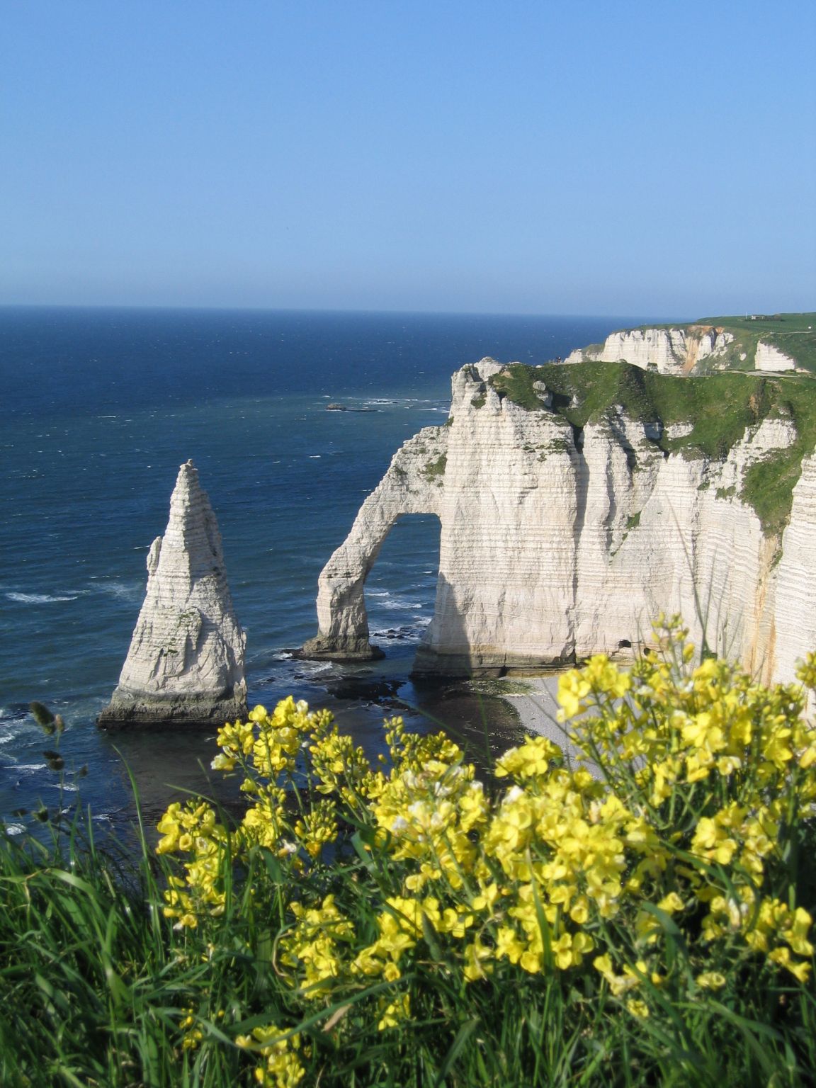 les falaises d’Étretat (Normandie)