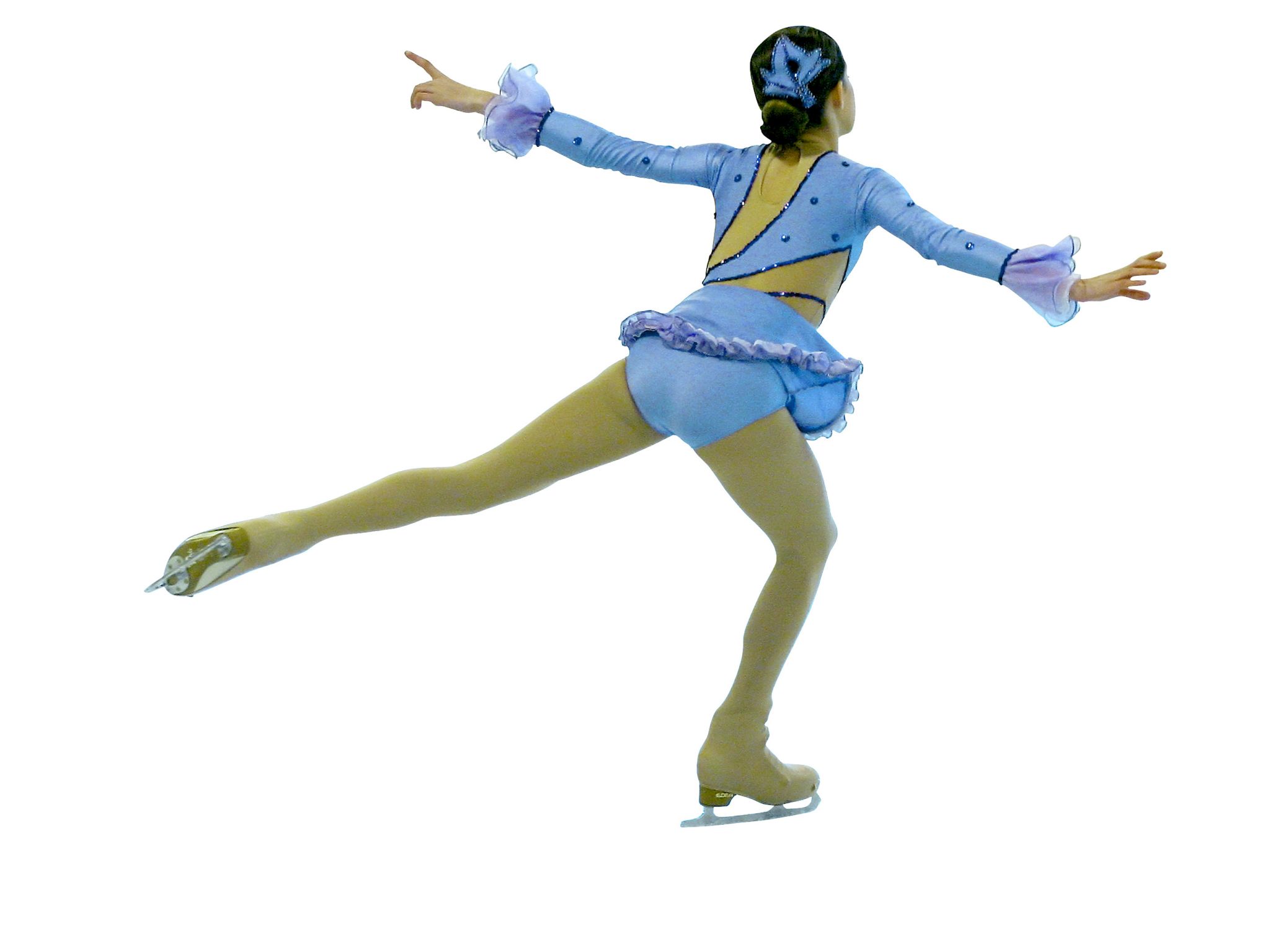 une figure de patinage artistique