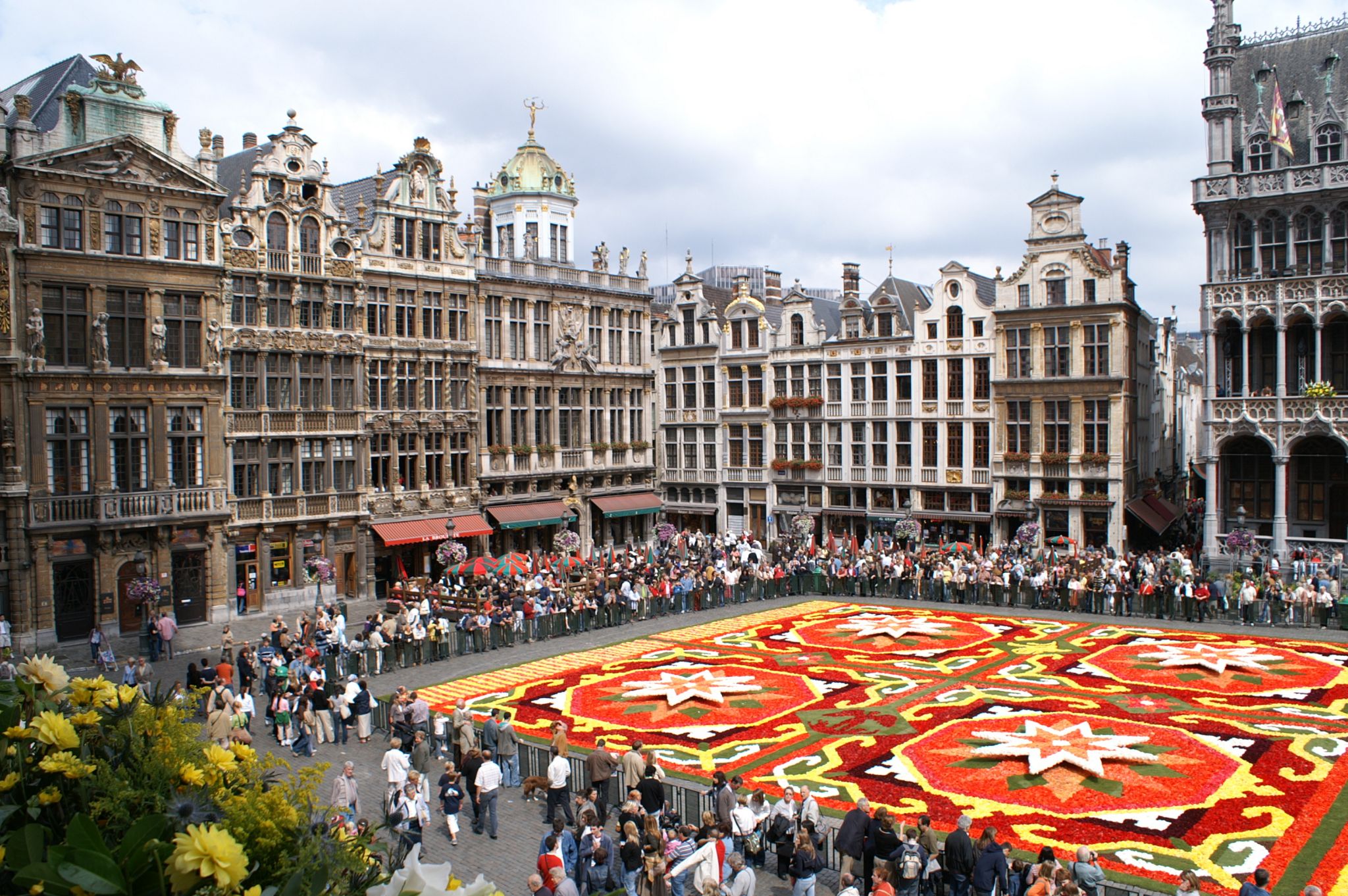 fête des Fleurs sur la Grand-Place de Bruxelles, Belgique