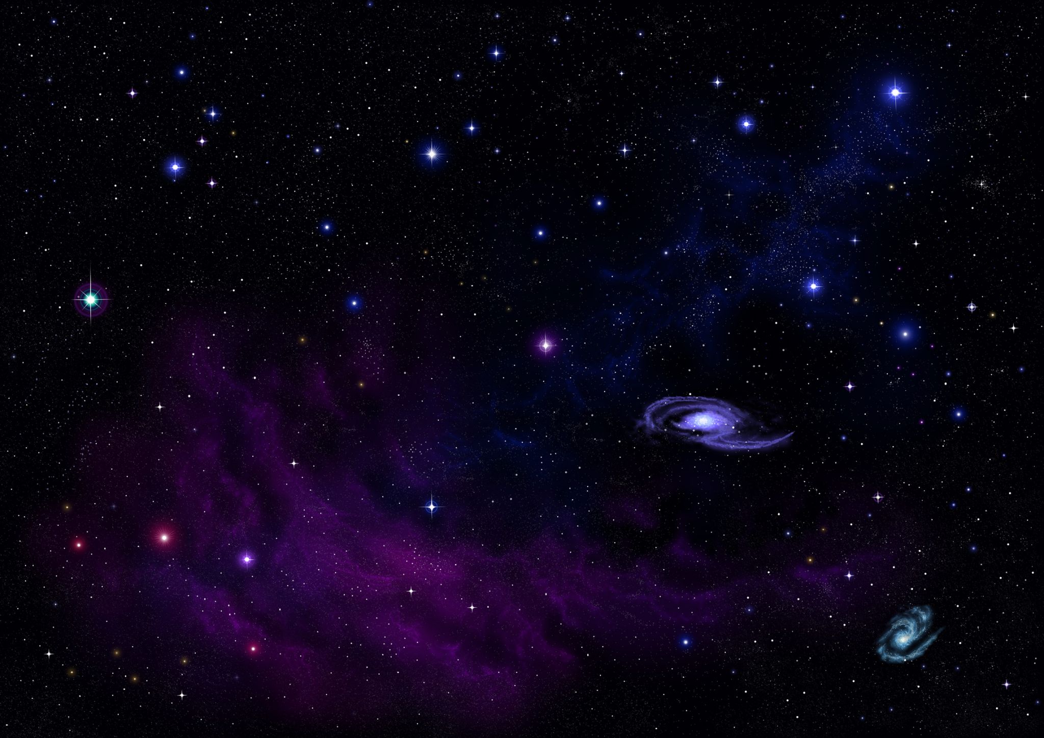 L’Univers est peuplé d’éléments très variés et d’échelles différentes : étoiles regroupées en galaxies, elles-mêmes regroupées en amas et en super-amas,  etc.