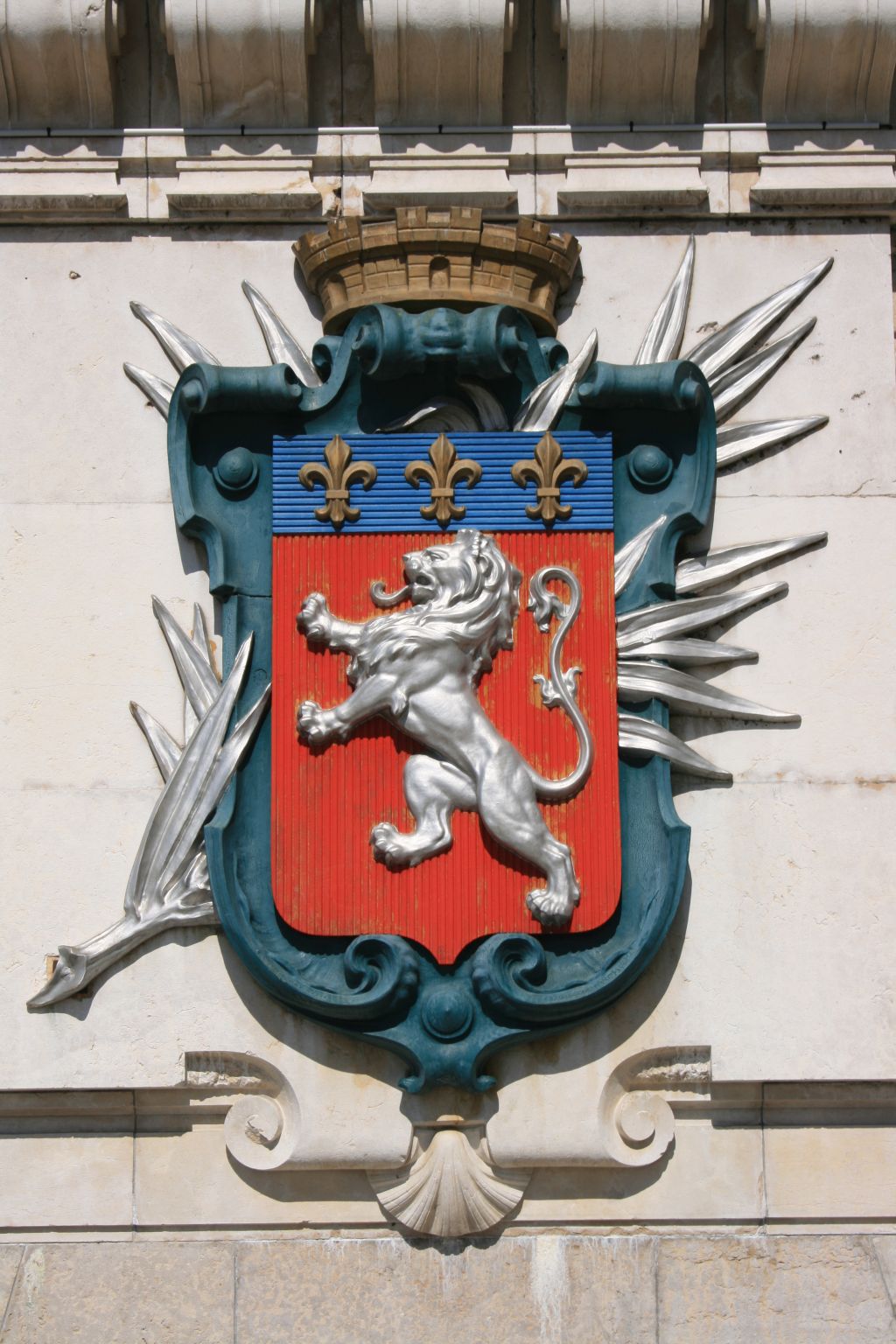 le blason de la ville de Lyon