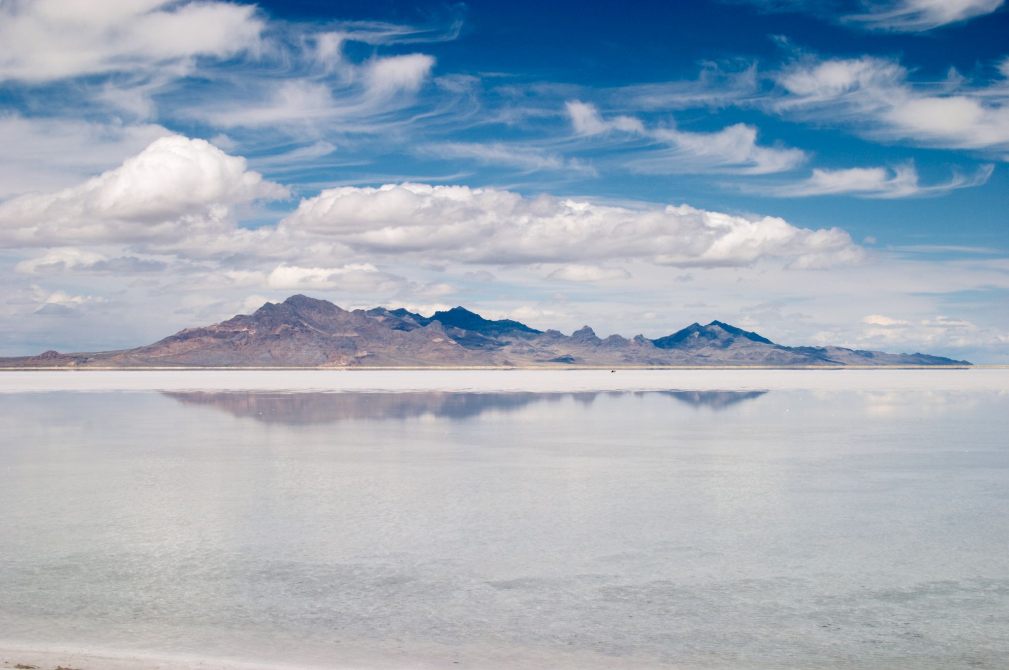 le Grand Lac Salé dans l’Utah (États-Unis)