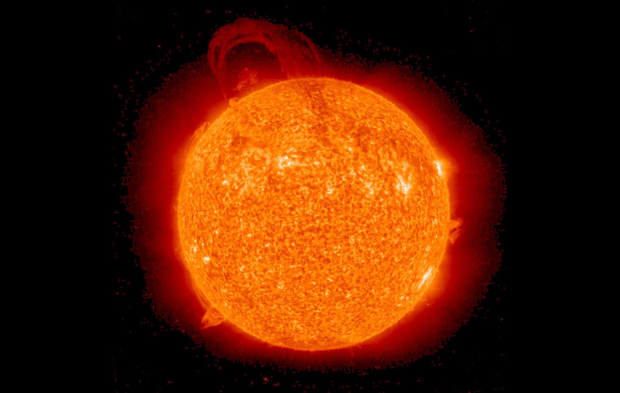 émission de panaches lors d’une éruption solaire