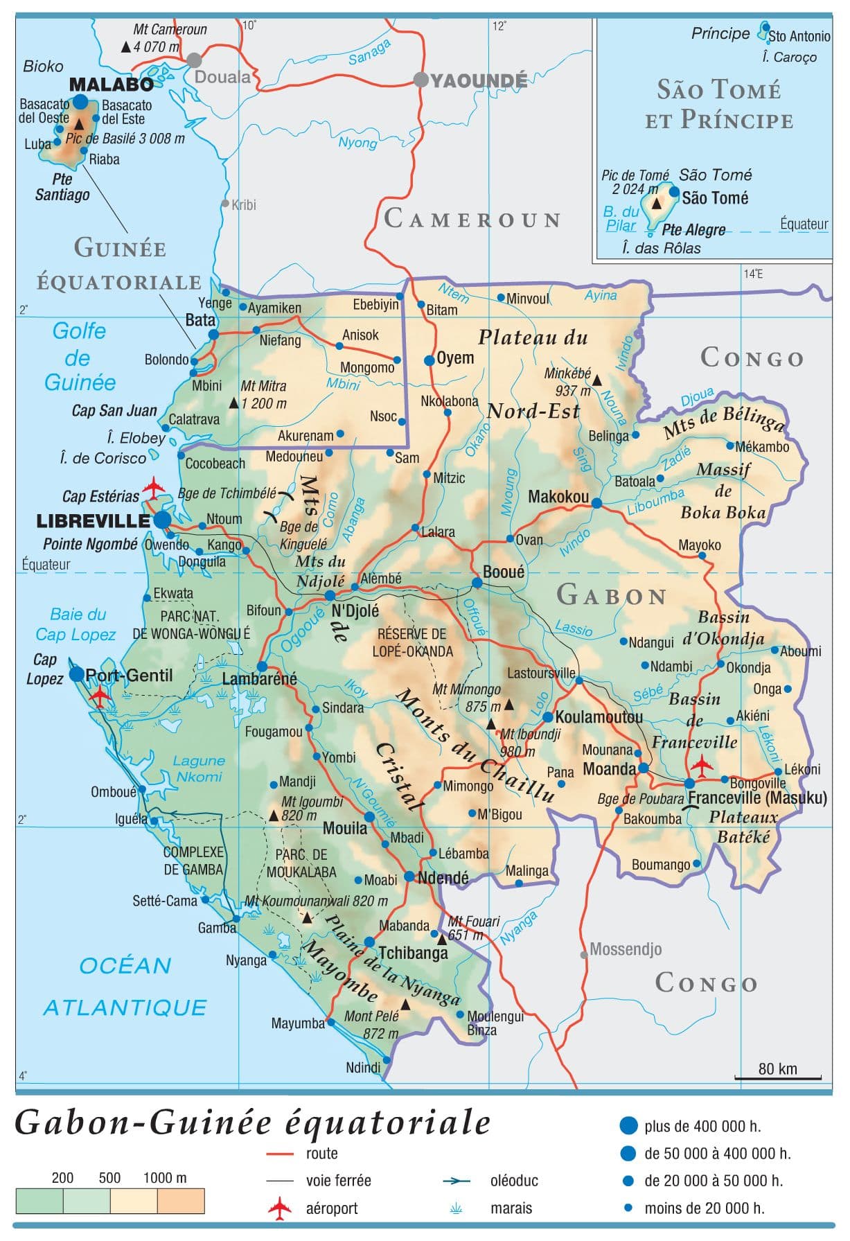 Gabon - Guinée équatoriale - São Tomé et Príncipe