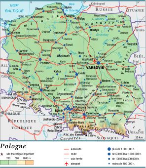 géographie de la pologne