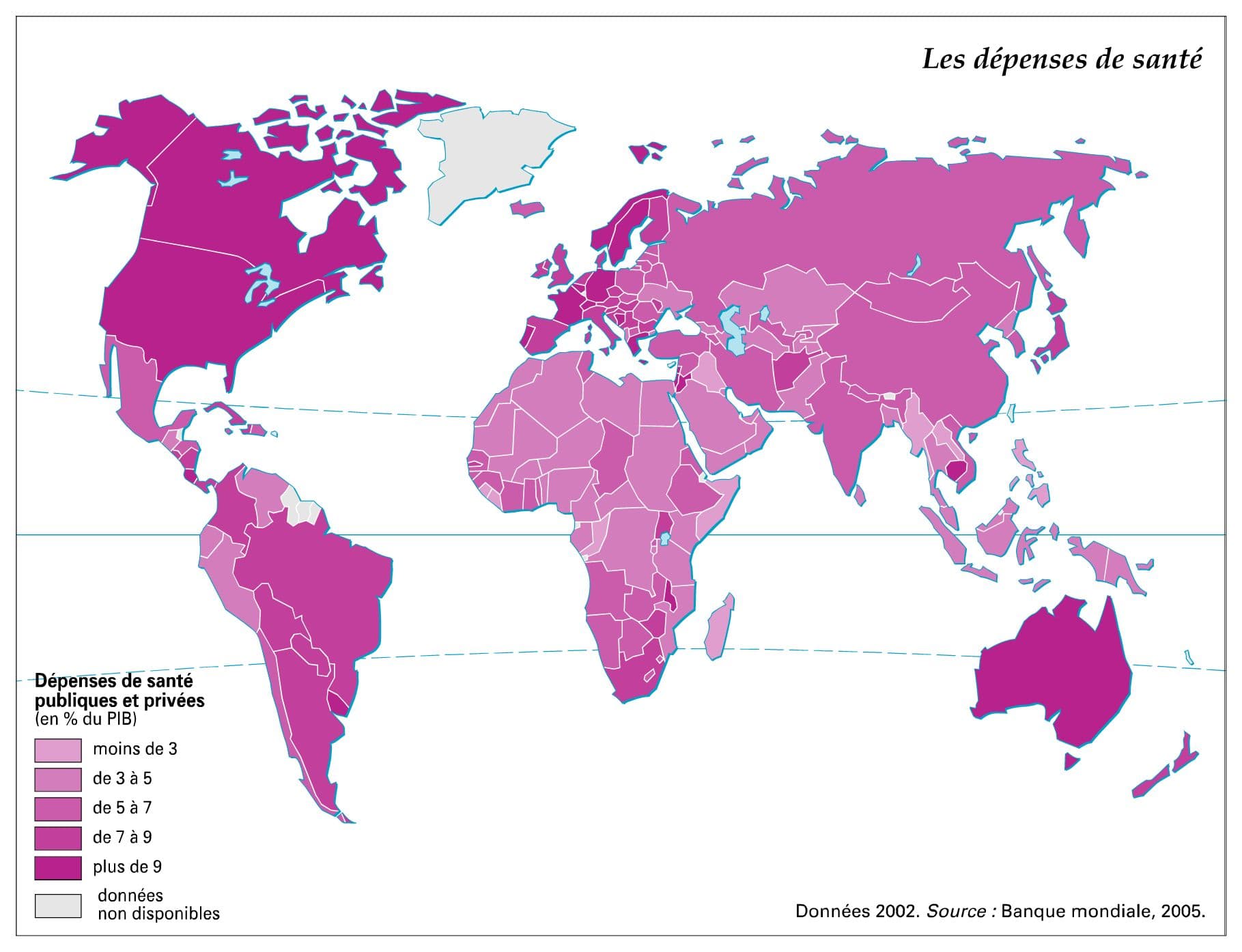Les dépenses de santé