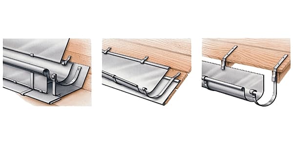 Types de gouttières