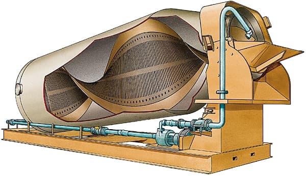 Éléments d'un foulon mixer
