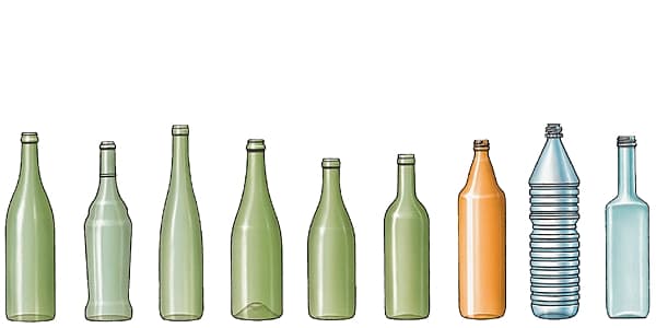 Types de bouteilles Types de bouteilles