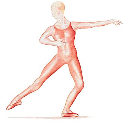 Plié à la seconde à la demi-hauteur Plié à la seconde à la demi-hauteur