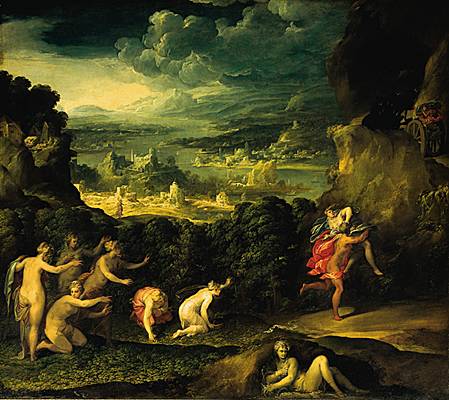 Nicolo Dell'Abate, l'Enlèvement de Proserpine Nicolo Dell'Abate, l'Enlèvement de Proserpine