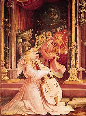 Matthias Grünewald, <i>le Concert des anges</i>