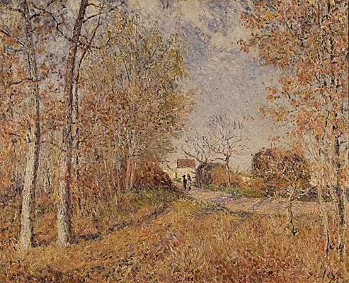 Alfred Sisley, <i>Un coin de bois aux Sablons</i>