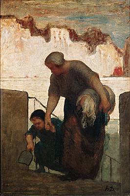 Honoré Daumier, la Blanchisseuse