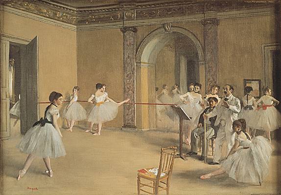 Edgar Degas, le Foyer de la danse à l'Opéra de la rue Pelletier