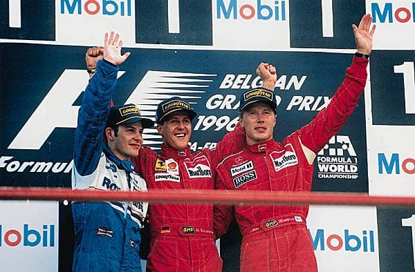 Formule 1, Belgique, 1996