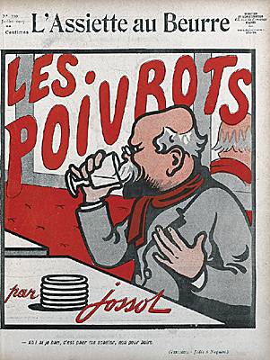 Henri-Gustave Jossot, couverture pour l'Assiette au beurre