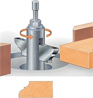 Fer de toupie à bois