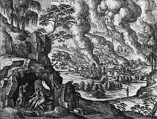 P. Van der Borcht, la Destruction de Sodome