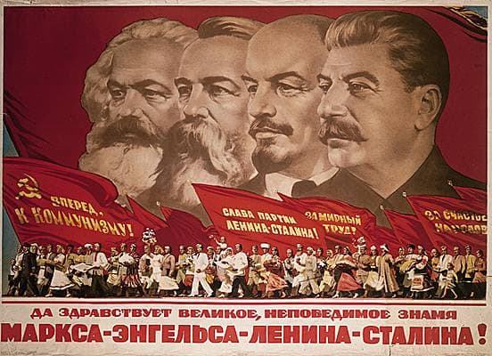 Marx, Engels, Lénine et Staline