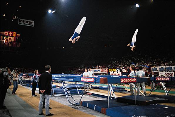 Trampoline, Championnats du monde, 1986