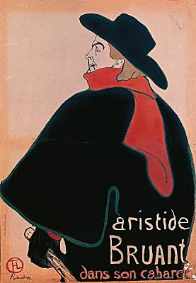 Henri de Toulouse-Lautrec, Aristide Bruant dans son cabaret