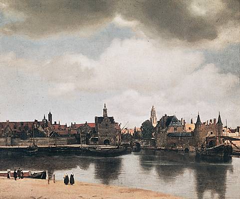 Johannes Vermeer, <i>Vue de Delft</i> Johannes Vermeer, <i>Vue de Delft</i>