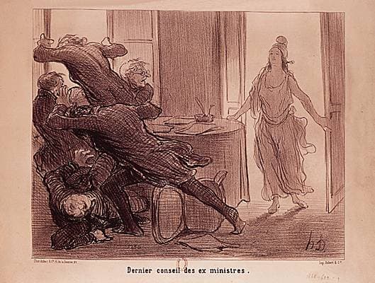 Honoré Daumier, Dernier conseil des ex-ministres
