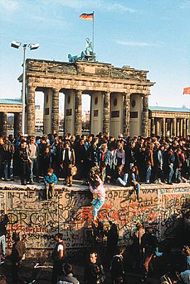 La chute du mur de Berlin, 1989