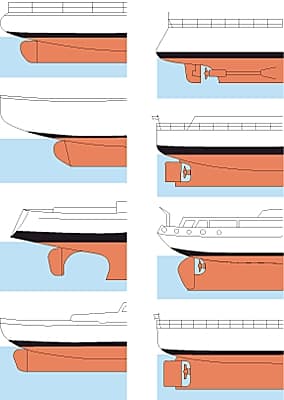 Arrières de navires Arrières de navires