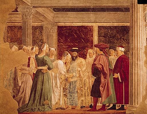 Piero Della Francesca, Rencontre de la reine de Saba et de Salomon