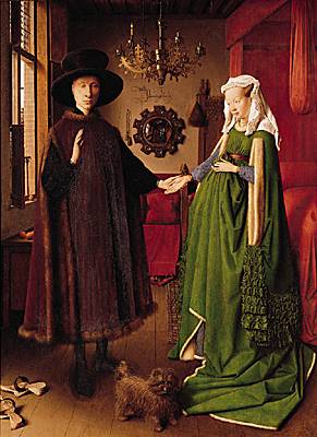 Jan Van Eyck, <i>Arnolfini et sa femme</i>