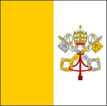 Drapeau de l'État de la Cité du Vatican