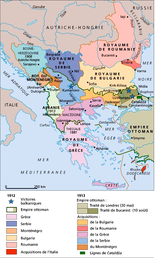 Les Balkans, 1912-1913