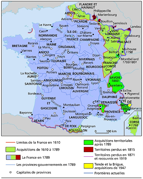 La France depuis 1610