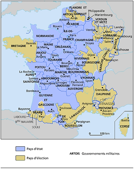 La France en 1789