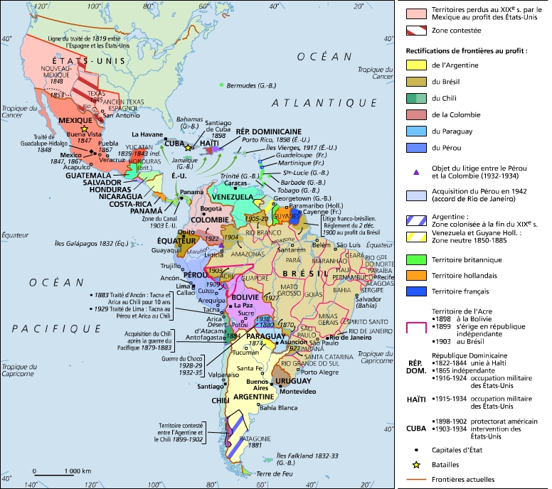 La formation des États d'Amérique latine