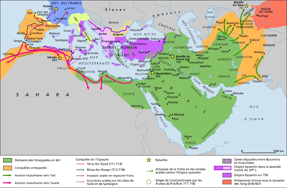 Expansion de l'islam au temps des Omeyyades