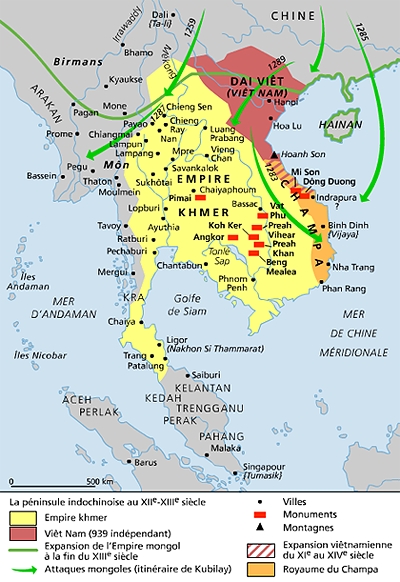 La péninsule indochinoise à la période angkorienne
