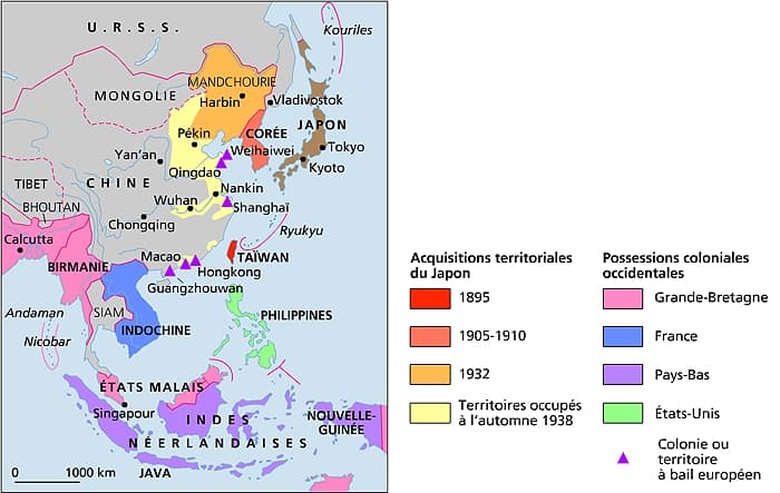 L'Extrême-Orient en 1938 L'Extrême-Orient en 1938